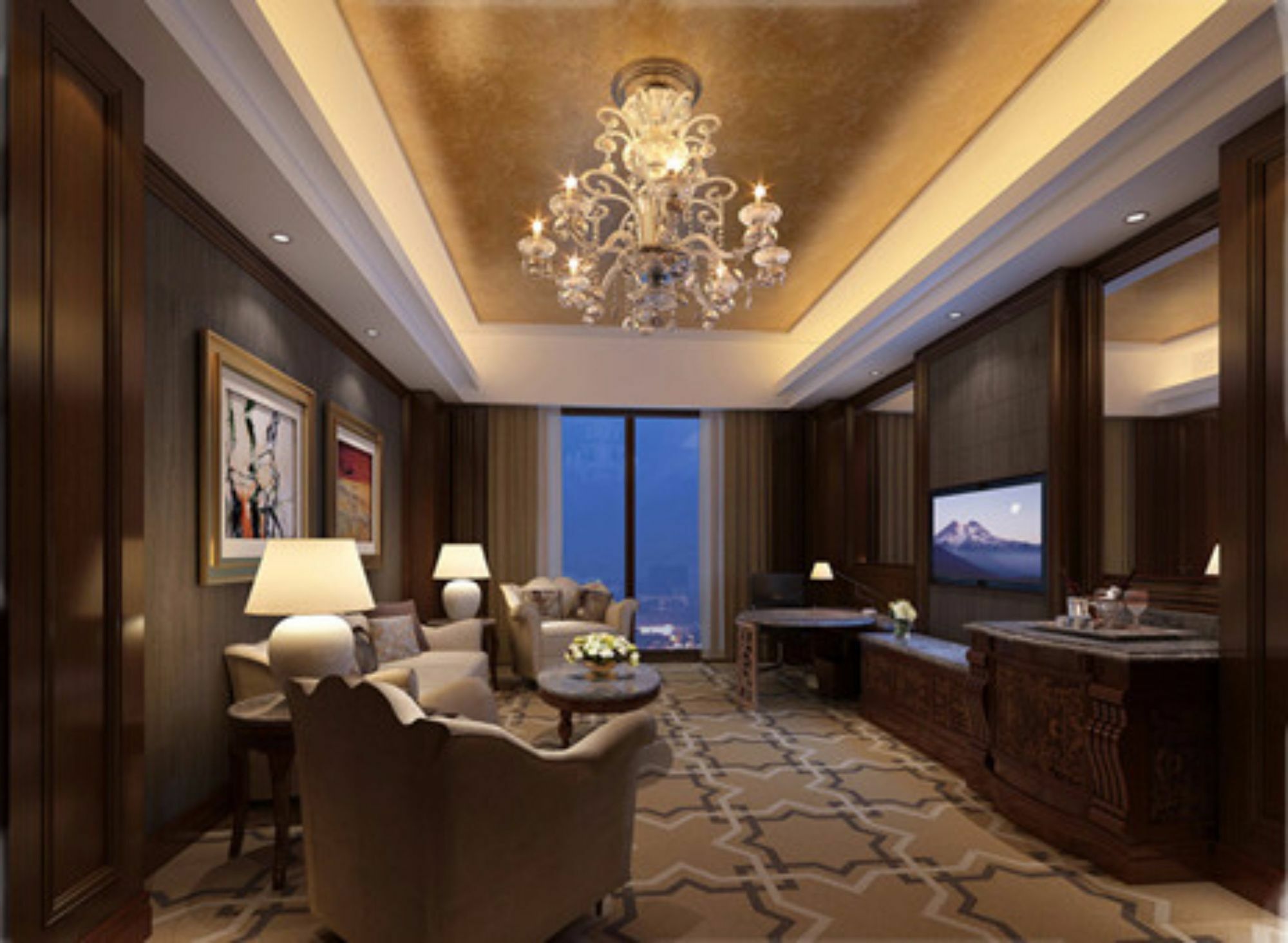 Jinan Luxury Blue Horizon Hotel Exteriér fotografie